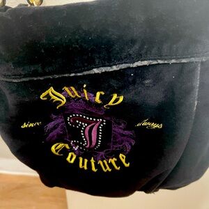 Juicy Couture Bag black crush velvet